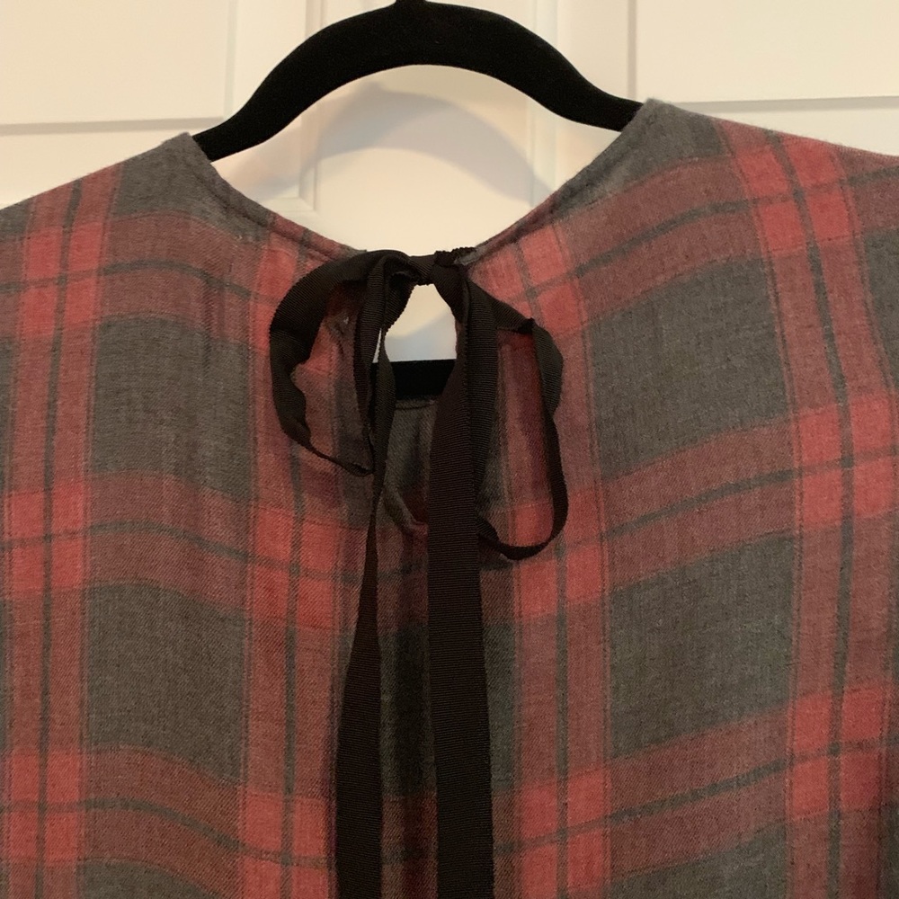 Plaid Ribbon Top - Picture 3 of 4